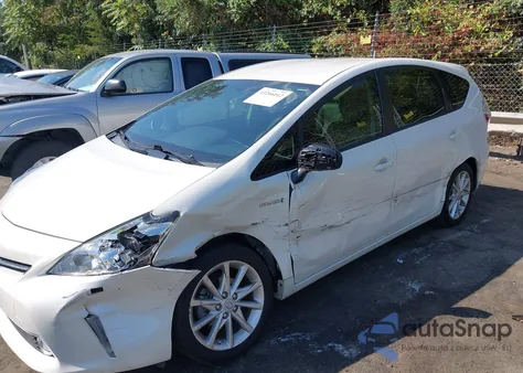2014 Toyota Prius V Five из США, поврежденный, VIN JTDZN3EU7E3317169